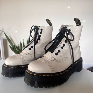 Dr. Martens Sinclair Milled Napa Platform Boots